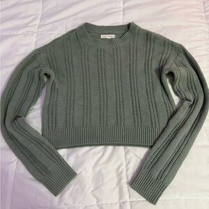 Aeropostale Sage Knit Crew Neck Sweater